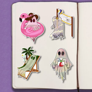 Nyaraló szellem dekor matricák