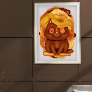 Cicás őszi gomba poszter - Rókagomba