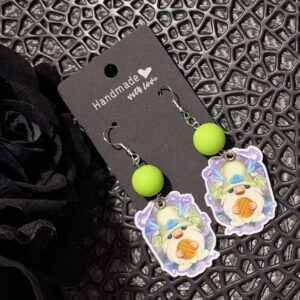 Pizsi manó sárkány fülbevaló - verzió 2