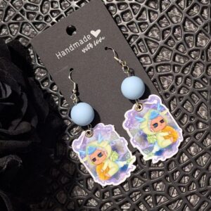 Pizsi Chibi sárkány fülbevaló - verzió 3