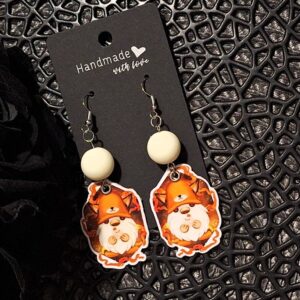 Pizsi manó róka fülbevaló - verzió 2