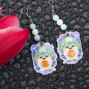 Pizsi manó sárkány fülbevaló - verzió 1