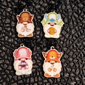 Pizsi manó fa kulcstartó