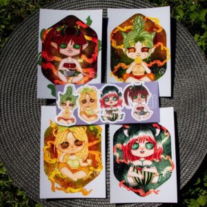 Gyümölcsliget Chibi poszterek