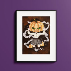 Halloweeni kavalkád poszterek - Tök lányok
