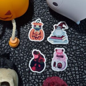 Őszi tarot béka vízálló dekor matricák