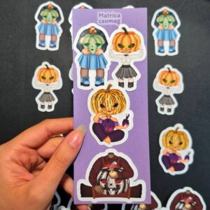 Halloweeni kavalkád dekor matrica csomagok