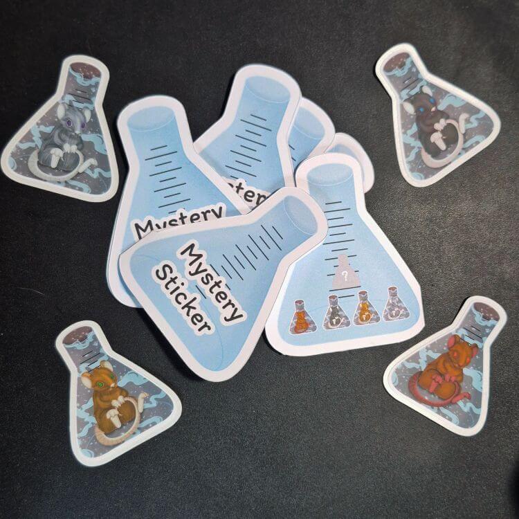 Mystery sticker - dekor matrica